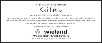 Anzeige von Kai Lenz von MGO