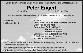 Anzeige von Peter Engert von MGO