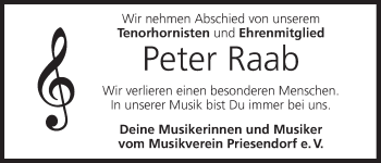 Anzeige von Peter Raab von MGO