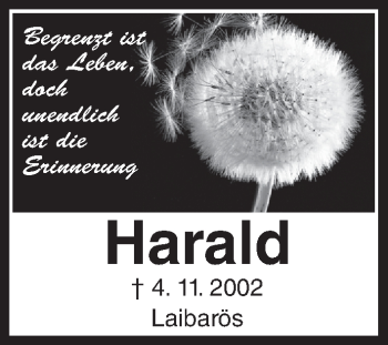 Anzeige von Harald  von MGO