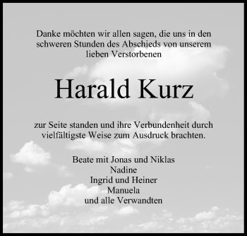 Anzeige von Harald Kurz von MGO