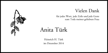 Anzeige von Anita Türk von MGO