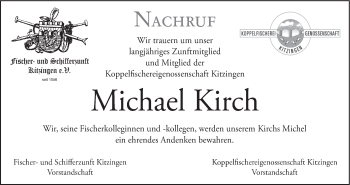 Anzeige von Michael Kirch von MGO