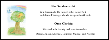 Anzeige von Christa  von MGO