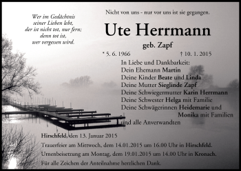 Anzeige von Ute Herrmann von MGO