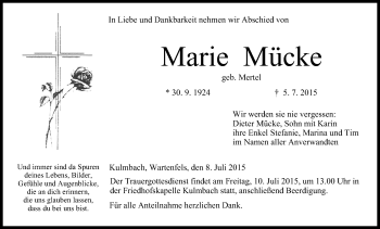 Anzeige von Marie Mücke von MGO