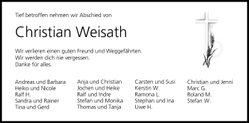 Anzeige von Christian Weisath von MGO