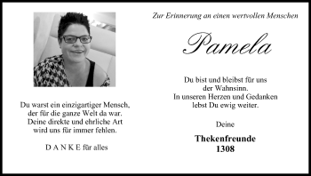 Anzeige von Pamela Ochs von MGO