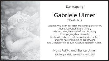 Anzeige von Gabriele Ulmer von MGO