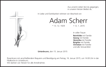 Anzeige von Adam Scherr von MGO