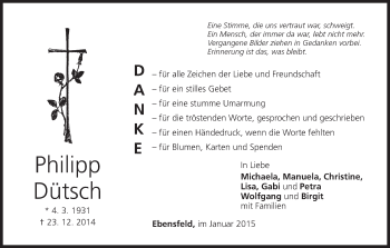 Anzeige von Philipp Dütsch von MGO