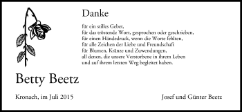 Anzeige von Betty Beetz von MGO