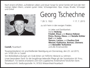 Anzeige von Georg Tschechne von MGO