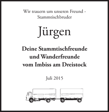 Anzeige von Jürgen  von MGO