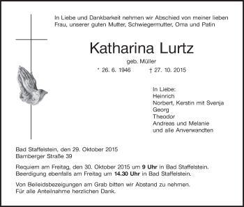 Anzeige von Katharina Lurtz von MGO