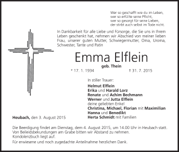 Anzeige von Emma Elflein von MGO