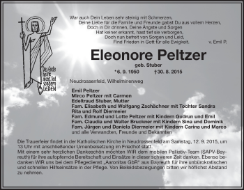 Anzeige von Eleonore Peltzer von MGO