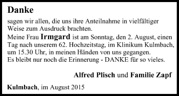 Anzeige von Irmgard  von MGO