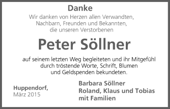 Anzeige von Peter Söllner von MGO