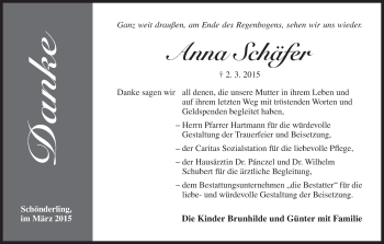 Anzeige von Anna Schäfer von MGO