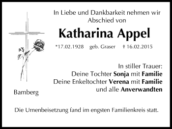 Anzeige von Katharina Appel von MGO