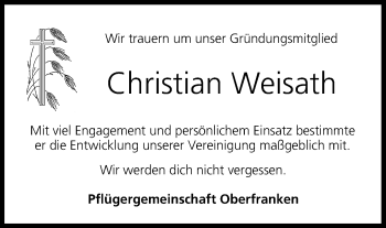 Anzeige von Christian Weisath von MGO