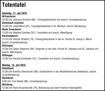 Anzeige von Josef Mack von MGO