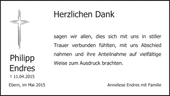 Anzeige von Philipp Endres von MGO