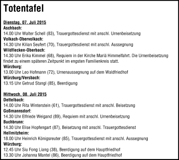 Anzeige von Elise Hopfengart von MGO