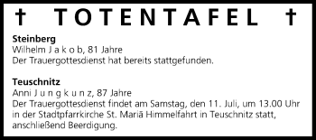 Anzeige von Anni Jungkunz von MGO