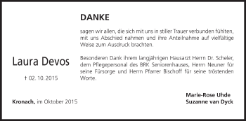 Anzeige von Laura Devos von MGO