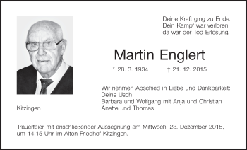 Anzeige von Martin Englert von MGO