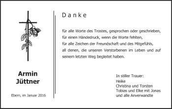 Anzeige von Armin Jüttner von MGO