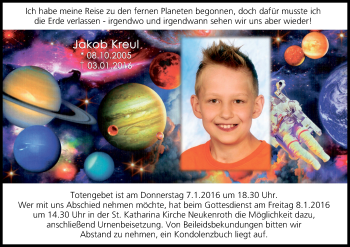 Anzeige von Jakob Kreul von MGO