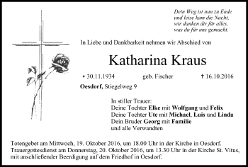Anzeige von Katharina Kraus von MGO