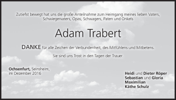 Anzeige von Adam Trabert von MGO