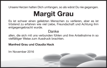 Anzeige von Margit Grau von MGO