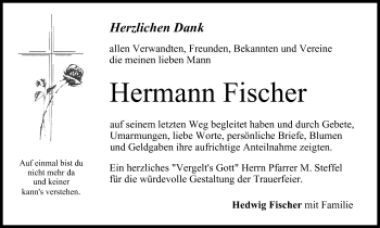 Anzeige von Hermann Fischer von MGO