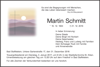 Anzeige von Martin Schmitt von MGO