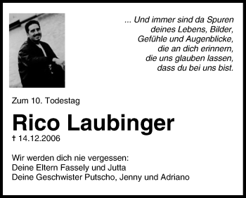 Anzeige von Rico Laubinger von MGO