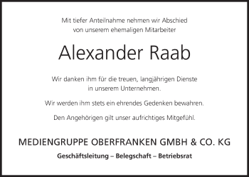 Anzeige von Alexander Raab von MGO