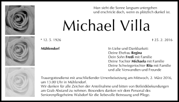 Anzeige von Michael Villa von MGO