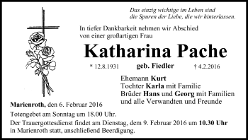 Anzeige von Katharina Pache von MGO