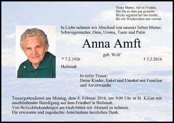 Anzeige von Anna Amft von MGO