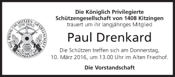 Anzeige von Paul Drenkard von MGO