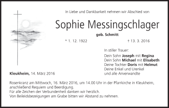 Anzeige von Sophie Messingschlager von MGO