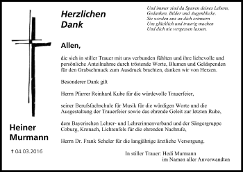 Anzeige von Heiner Murmann von MGO