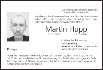 Anzeige von Martin Hupp von MGO