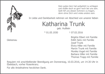 Anzeige von Katharina Trunk von MGO