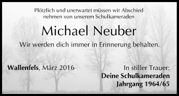 Anzeige von Michael Neuber von MGO